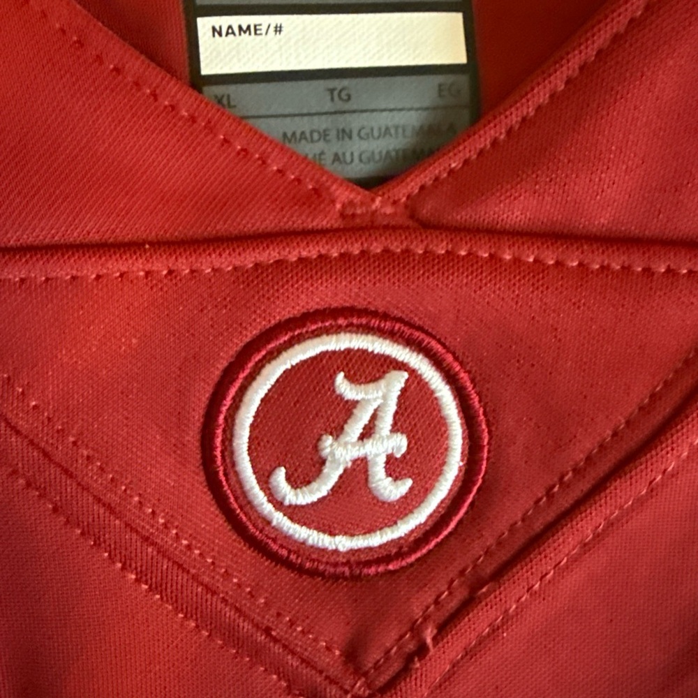 Men’s Nike Julio Jones #8 Alabama Crimson Tide NCAA Jersey Sz XL - Red RARE - Picture 5 of 7